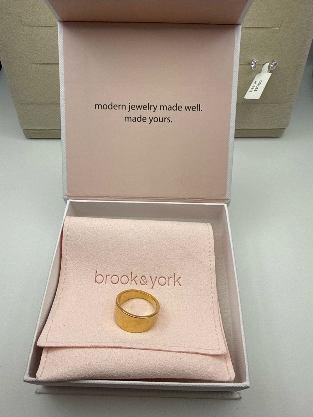 Classic Gold Band Ring for Women